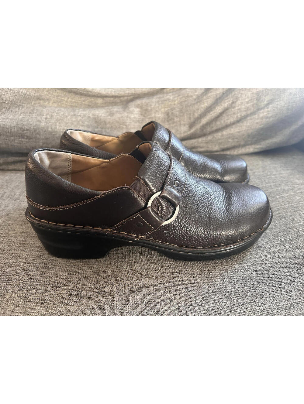 Cabelas Womens Sandhills Collection Clogs Womens 9.5 Brown Slip On Shoes